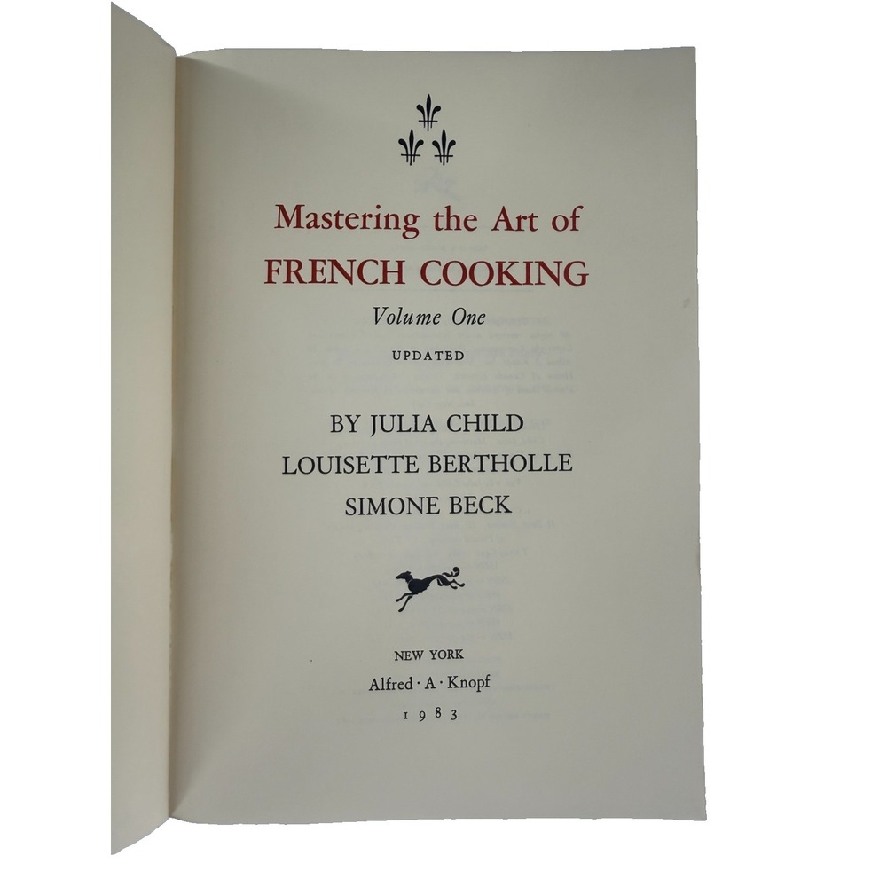 Mastering the Art of French Cooking Vol. 1 Julia Child Bertholle Beck Paperback - Picture 2 of 5
